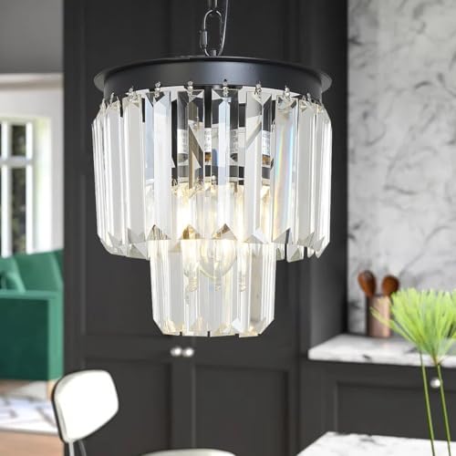 MEELIGHTING Modern Mini Crystal Chandeliers Small