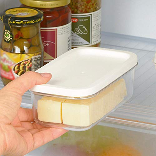 Organizer Sealed Rectangular Storage Box, Butter Box Butter Box Cheese Cutting Crisper for Home