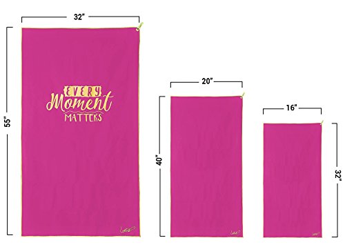 Lahtak Towel Purple, 2 pcs 16"x 32"
