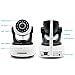 Security Wireless IP Camera Surveillance - Night Vision Home Security Camera with 2 Way Audio and Pan/Tilt Motion Detection Alerts SD Card Slot Alarm, Easy Remote Access for Tablet and Smartphone