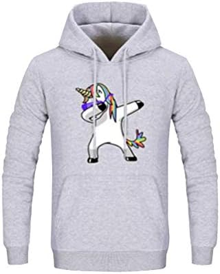 oboss Cute Unicorn Rainbow Pullover Hoodie Sweatshirt Long Sleeve Sweater Hoodie for Girls and Women