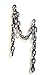 Plastic Chain Links Costume Accessory Halloween Decoration-6 feet