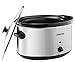 Gourmia PC850 Slow Cooker - Oval - Auto Mode - Cool Touch Handles - 8.5 Qt - 380W - Stainless Steel