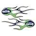 Seattle Seahawks NFL Micro Flames Auto Decal 2 Pack for Car Truck Motorcycle Bike Mailbox Locker Sticker Football Licensed Team Logo