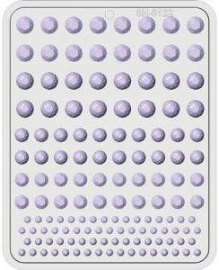 Hard Candy Mould - Jewels - Round