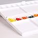 Transon Aritst Paint Palette Box 26 Wells for Watercolor, Gouache, Acrylic and Oil Paint with 1 Paint Brush