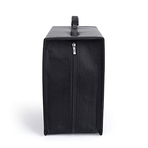 Siveit 400 Capacity CD/DVD Binder VCD Case Wallet Album Box CD Storage Organizer Zipper Carrying Bag Case