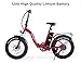 SOHOO 48V500W12AH E-Bike 20″ Folding Fat Tire Electric Bike (Red)thumb 2