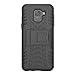 Galaxy J6 2018 Case, Lacass [Shockproof] Tough Rugged Dual Layer Protector Hybrid Case Cover with Kickstand for Samsung Galaxy J6 (2018) - Black