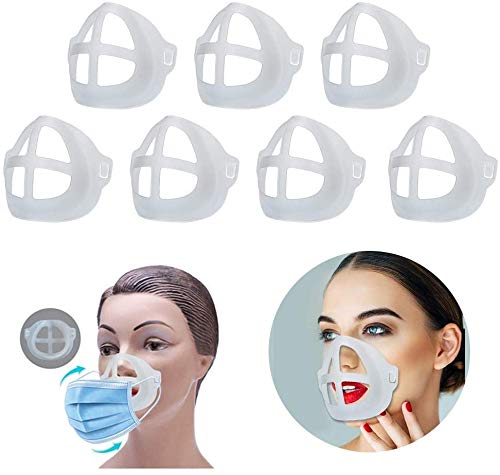 Boolavard (7PCS 3D Stand Respirator Parts for Mask for Women Lipstick Protection Internal Support Increasing Breath Space Bracket Support Frame