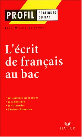 L' écrit de français au bac
