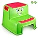 Step Stools for Kids - Toddlers Potty Step Stool for Toilet Training - Dual Height Two-Step Stairs Stool - Lightweight Cute Design for Use in Bathroom and Kitchen sink - Hot Pink Girls- By Toddle doo