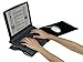 MAX SMART Aluminum Laptop Stand Adjustable, Compatible with Apple Mac MacBook Pro Air 10 to 15.6 Inch Notebook, Ventilated Portable Ergonomic Desktop Holder Riser for Office Desk, Metal Silver AS1