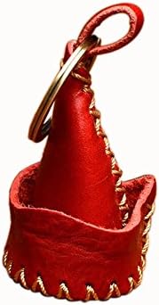 YIKAKA Leather Christmas cap key ring festival gifts for family