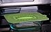 Premium Airtight Silicone Suction Lid Pan Sealer and Food Saver | Cooking and Baking Cover | BPA Free Food Safe | Large Pan Size 12.5 x 10 Inches | Green