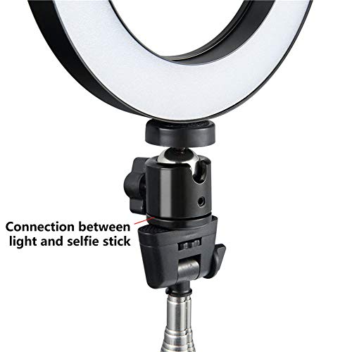 Accreate Protable 14.5/16/20cm Dimmable LED Ring Light Selfie Light Lamp Photo Camera Live Fill-in Light 16CM