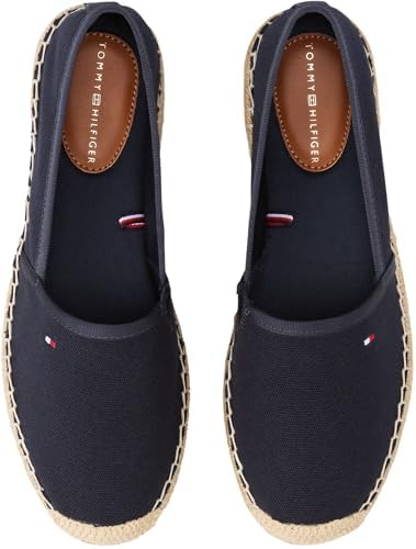 Alpargatas Mujer Essential Flag Canvas con Logotipo, Azul (Space Blue), 38