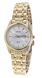 Seiko Women's SXDE72 Stainless Steel Analog White Dial Watch