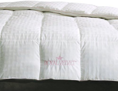 Amazon Com Royal Velvet Majestic Gold Siberian White Down Full Queen Comforter Home Kitchen