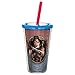 Zak Designs WWMA-0850 Wonder Woman Movie Double Walled Straw Tumbler, 17 oz, Multicolor