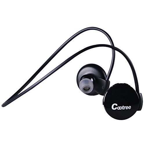 [New Version]CootreeÂ® 230s Sport Sweatproof in-ear Wireless BluetoothHeadset Headphone earbuds for Iphone 6 6Plus, 5S 5 4S, Galaxy Note 4 3 2 S5 S4 S3,iPad,iPod and Googleï¼ŒSonyï¼ŒLG , other Smartphones Bluetooth Devices (Black)