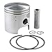 AHL Piston and Piston Rings Pin Clips Kit for Kawasaki KDX200 1989-2006(oversize+100 67mm)