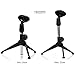 Etubby Adjustable Foldable Tripod Desktop Microphone Stand Holder with Mic Clip for Meetings, Lectures, Podcasts, and More