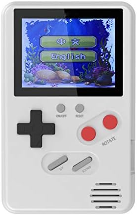 Volity Portable Slim Color Screen Console Game , Handheld Game Console 2.4 Inch Screen with 168 Classic Games, Retro Game Console Can Play on TV, Good Gifts for Children Boyfriend