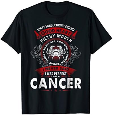 Cancer Horoscope Men Women T Shirts Cancer Zodiac Sign Gift