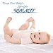 Organic Cotton Crib Mattress Protector pad- Soft & Breathable Infant Fitted Waterproof Cover- Fits Most Baby Crib Mattresses (52