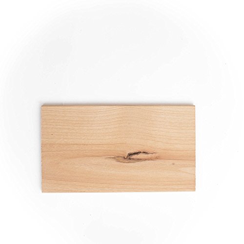Alder 4x7" Grilling Plank 50-Pack - Restaurant Size - 1-2 Servings per Plank