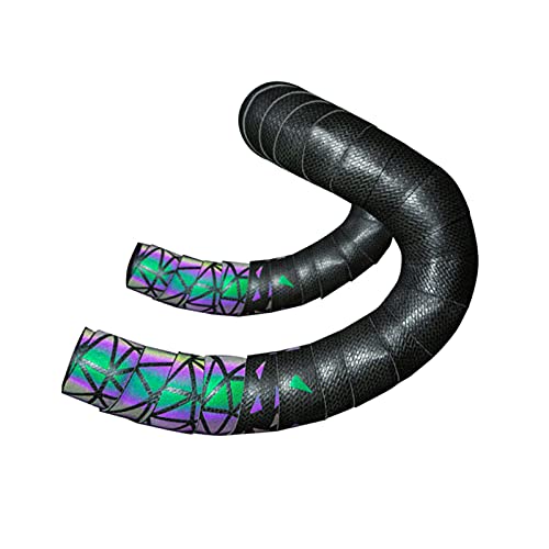 Road Bike Handlebar Tapes Made of EVA+PU, Reflective Gradient Color