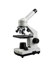 40X 1000X   Microscopio inalámbrico con marco de metal LED con luces superiores e inferiores