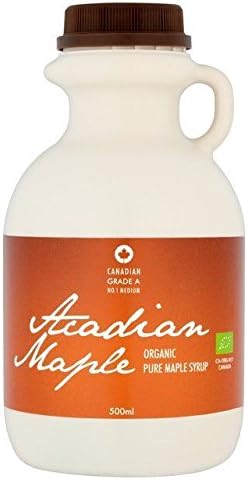 Acadian Organic Maple Syrup Medium 500ml