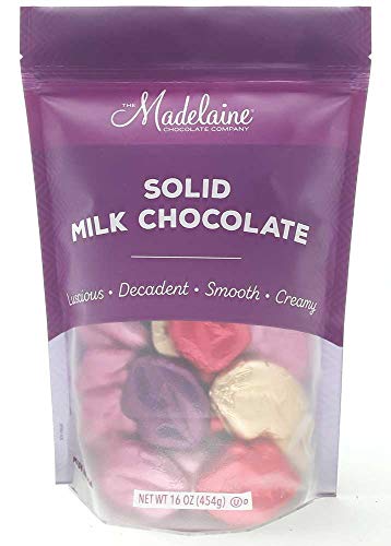 Madelaine Kiss Chocolate Lips - Valentine's Day Chocolate Candy - Premium Milk Chocolate Lips Individually Wrapped In Lipstick Colored Italian Foils (1 LB)