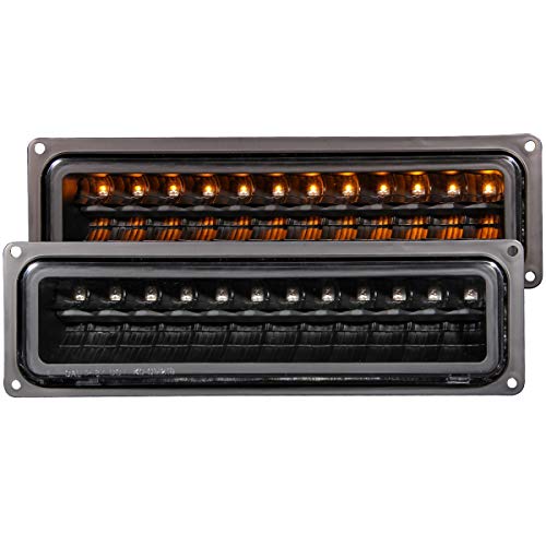 Anzo USA 511050 GMC Black LED Parking Light Assembly - (Sold in Pairs)