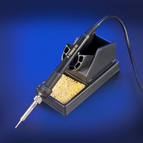 4 IN 1 - "X-TRONIC" MODEL #8080-XTS - HOT AIR REWORK & SOLDERING IRON STATION (CELSIUS/FAHRENHEIT), 30V-5A DC POWER SUPPLY & 50V-5A DC TEST METER - 10 SOLDERING TIPS - 4 HOT AIR NOZZLES - 1 ANTI-MAGNETIC TWEEZERS - 1 5X MAGNIFYING LAMP!!!