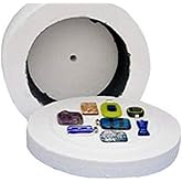 Hensom Large Microwave Kiln for Glass Fusing | Large Ceramic Fiber Kiln, Glass Fusing in 6-8 Min, DIY Pendants &amp; Earrings at Home, Beginner Friendly