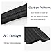 Ruien Universal Bumper Protector Lip Guards Front Rear and Side for Car Pickup Truck SUV Anti-Scratch Stick-on Protection Guard, Carbon Pattern (2 Packs)
