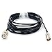 YOTENKO 6ft BNC Extension Cable Male to Female SDI Cable RG174 50 Ohm for Scanner Wireless Microphone System Receiver Broadcast Video and Camera Ham Radio