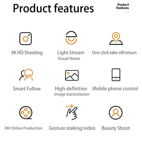 Drohne mit 4K HD-Kamera für Erwachsene, faltbare WiFi FPV Live-Video-Drohne mit automatischer Rückkehr nach Hause, 18… – Bild 7