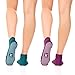 Rymora Non Slip Grip Socks for Women and Men (2 Pairs) - Perfect for Hospital, Yoga, Trampoline, Barre & Home