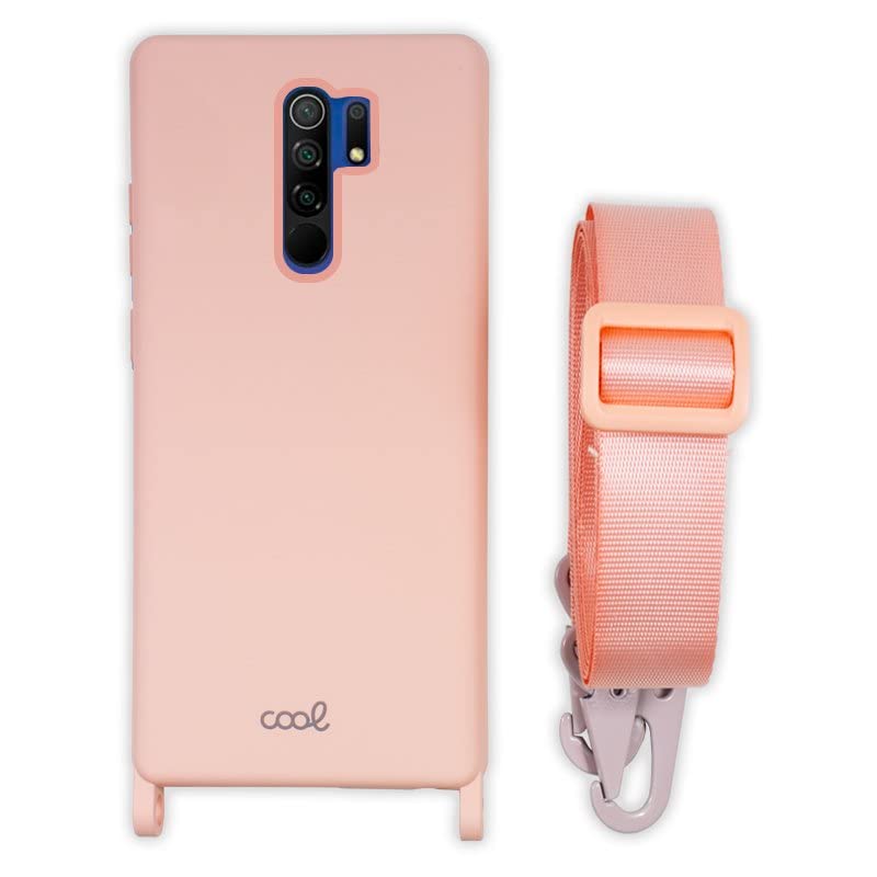 Cool Case for Xiaomi Redmi 9 Pink Silicone Ribbon