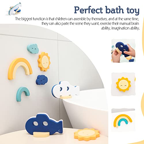 Baby Bath Toys Montessori Floating DIY Bath Toys for Kids Toddlers Ages 13 48 Years Old Bath