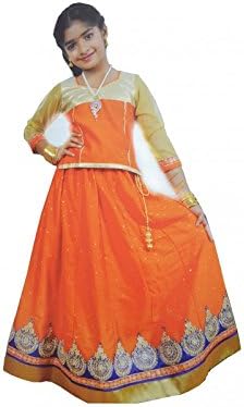 Girls Traditional fancy Lehenga Choli rani(RANI)
