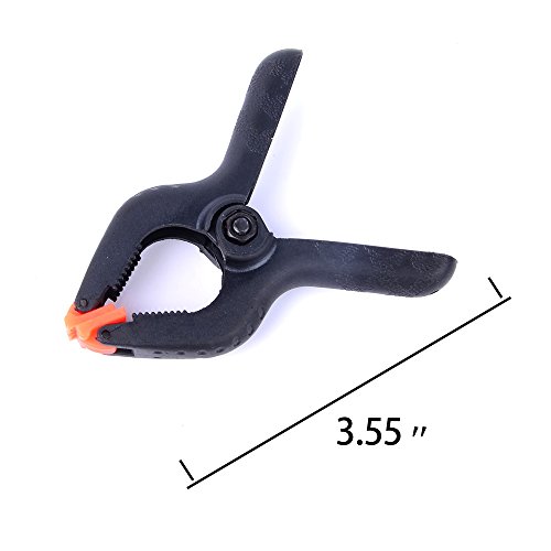 image for Hakutatz 6pcs Background Clamps Heavy Duty Studio Canvas Muslin Plasti