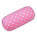 Alloyseed Mini Micro Microbead Travel Roll Cylindrical Pillow for Wrist ,Neck Support, Offer Comfort Support Pink