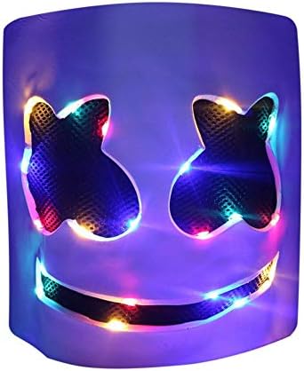 energeti DJ Mask Party Music Festival Helmets Novelty Costume Party Mask Full Head Mask for Adults and Kids