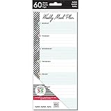 Me & My Big Ideas FIL-24 Happy Planner Medium Half Sheet Fill Paper 60/Pkg Meal Planning, Multi