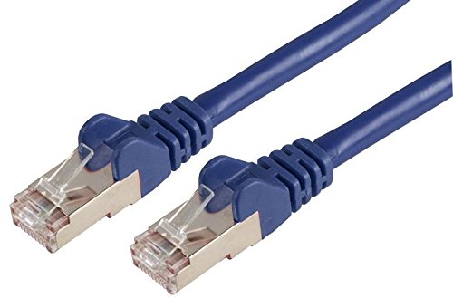 Pro Signal 10m Cat6a SSTP RJ45 Ethernet Patch Lead – Blue, Low Smoke Zero Halogen, High-Speed Shielded Network Cable